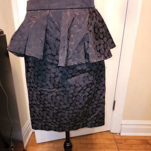 Peplum skirt